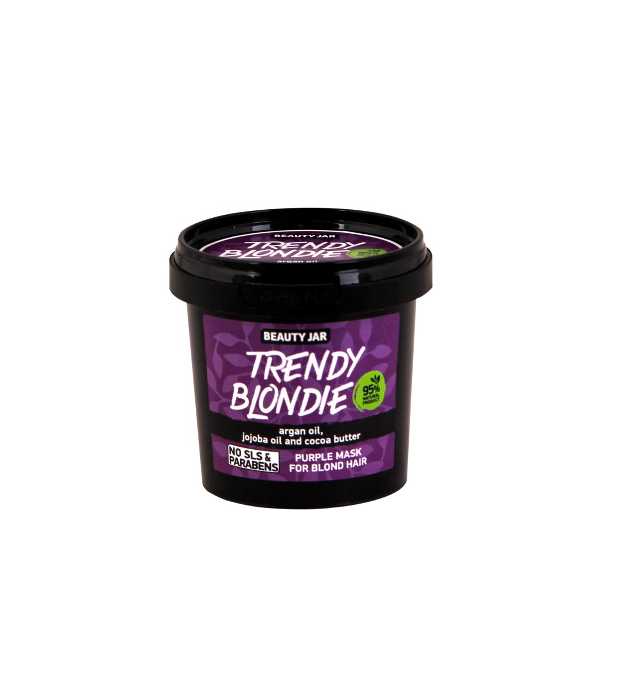 Beauty Jar - Maschera per capelli viola per capelli biondi Trendy Blondie