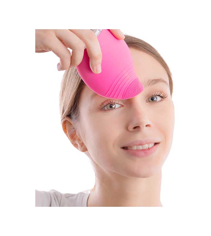 Massaggiatore viso 3 in 1 Spazzola elettrica per la pulizia del viso Pulizia  della spazzola per il viso rotante in silicone