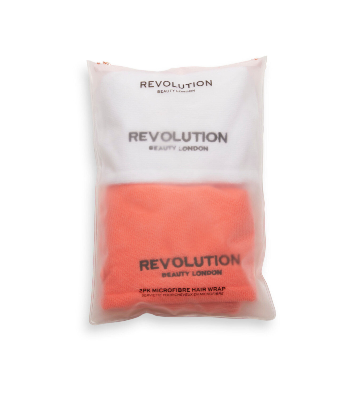 Acquistare Revolution Haircare - Pacchetto di asciugamani per capelli in  microfibra - Bianco e corallo