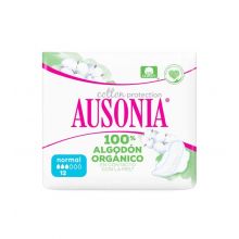 Ausonia - Normale comprime le ali Cotton Protection - 12 unità