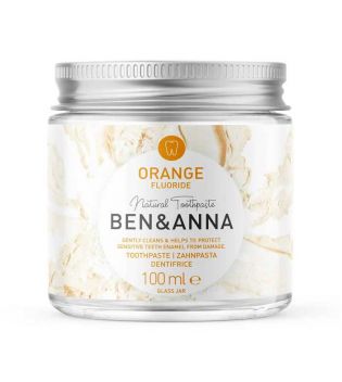 Ben & Anna - Dentifricio in crema naturale con fluoro - Arancia