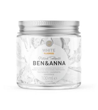 Ben & Anna - Dentifricio in crema naturale al fluoro - Bianco