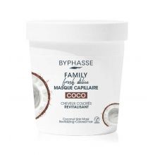 Byphasse - *Family fresh délice* - Maschera per capelli - Coconut: capelli colorati
