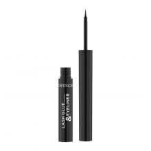 Catrice - Eyeliner liquido e colla per ciglia finte Lash Glue & Eyeliner - 010: Strong Black