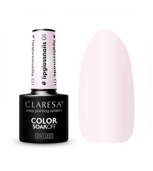 Claresa - Smalto semipermanente Soak off - 01: Lip Gloss Nail