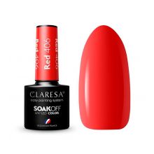 Claresa - Smalto semipermanente Soak off - 406: Red