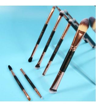 Docolor - Double Ended Set di pennelli (6 pezzi) - Rose Gold