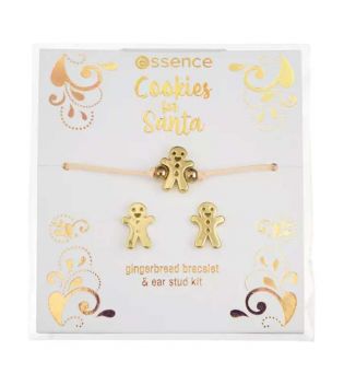 essence - *Cookies for Santa* - Set braccialetto e orecchini Gingerbread