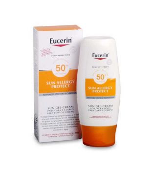 Eucerin - Crema gel solare SPF50+ Sun Allergy Protect
