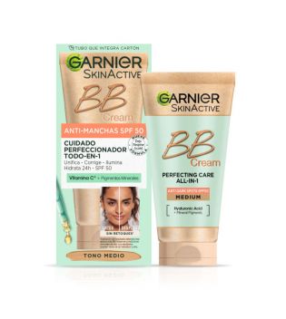 Garnier - BB Cream Anti-macchie SPF 50 - Tonalità media
