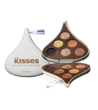 Glamlite - *Hersey's Kisses* - Palette di ombretti - Milk Chocolate with Almonds