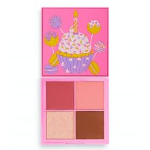I Heart Revolution - Face Palette Birthday Cake - Vanilla Swirl