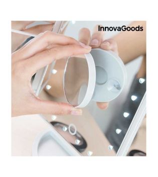 InnovaGoods - Specchio ingranditore LED 4 in 1