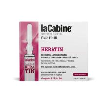 La Cabine - *Flash Hair* - Fiale per capelli Keratin - Capelli lisci con tendenza al crespo