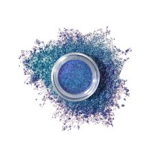Moira - Pigmenti sciolti Starstruck Chrome Loose Powder - 014: Ocean Blue