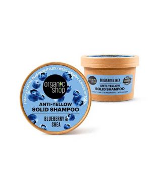 Organic Shop - Shampoo solido anti riflessi gialli - Mirtillo rosso e karitè