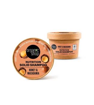 Organic Shop - Shampoo solido nutriente - Miele e macadamia