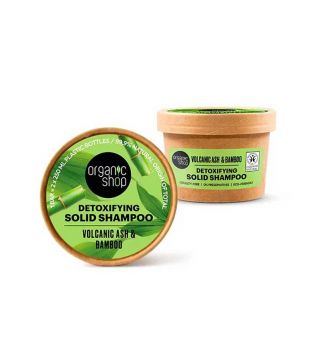 Organic Shop - Shampoo solido volumizzante - Cenere vulcanica e bambù