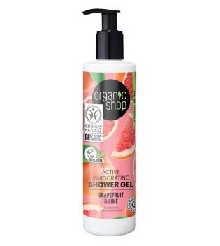 Organic Shop - Gel doccia tonificante - Tocco di Pompelmo e Lime