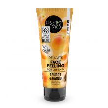 Organic Shop - Peeling viso delicato per pelli secche - Pesca e Mango