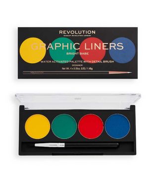 Revolution - Palette Liner Water Activated Graphic Liners - Bright Babe