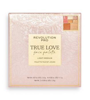 Revolution Pro - Palette viso True Love - Light-Medium