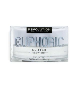 Revolution Relove - *Euphoric* -  Glitter sciolti iridescenti per tutti gli usi - Ice White