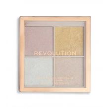 Revolution - *Ultimate Lights* - Palette per illuminanti in polvere Cheek Glow Palette