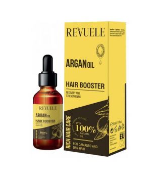 Revuele - Olio rinforzante per capelli Argan Oil - Capelli danneggiati e secchi