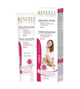 Revuele - Crema depilatoria per pelli sensibili 8 in 1