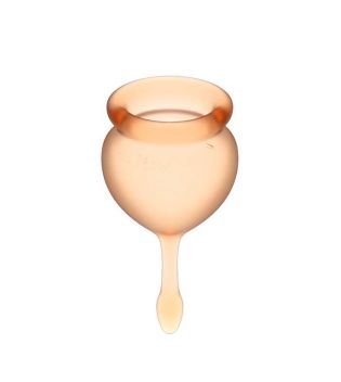 Satisfyer - Kit coppetta mestruale Feel Good (15 + 20 ml) - Arancione