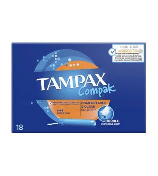 Tampax - Tamponi super plus Pearl Compak - 18 unità