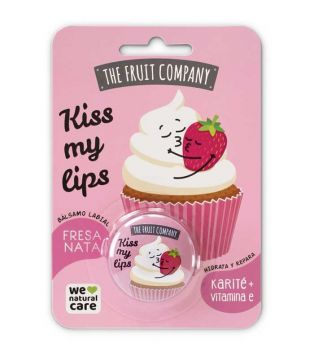 The Fruit Company - Balsamo per labbra Kiss My Lips - Fragola e crema