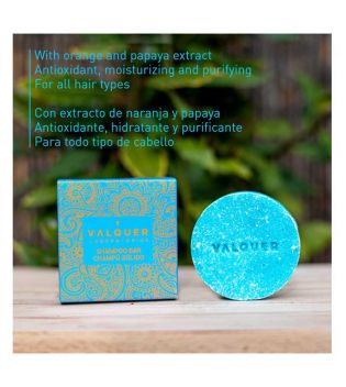 Valquer - Sunrise Solid Shampoo - Estratto di Arancia e Papaya