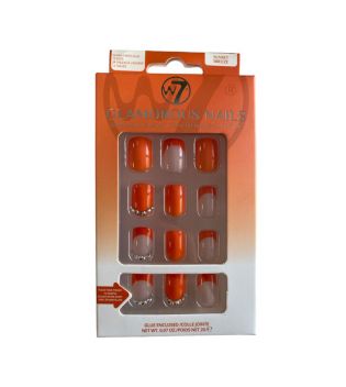W7 - Unghie finte Glamorous Nails - Sunset Breeze