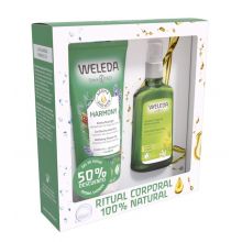 Weleda - Confezione Olio Di Limone Agrumi 100 ml + Doccia Gel Doccia Harmony 200ml