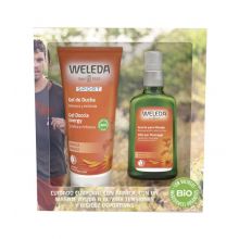 Weleda - Confezione gel doccia + olio da massaggio - Arnica